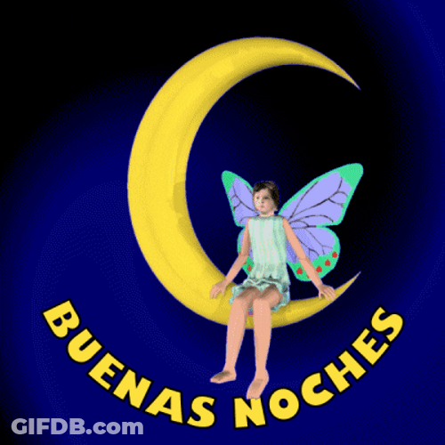 Buenas Noches Caricaturas GIF