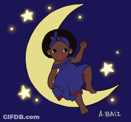 Buenas Noches Caricaturas GIF
