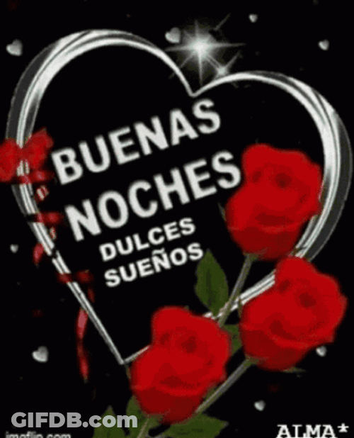 Buenas Noches Corazón GIF