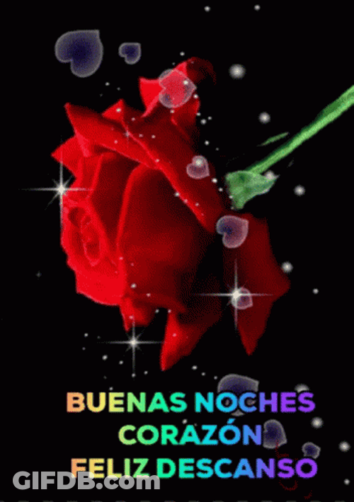 Buenas Noches Corazón GIF