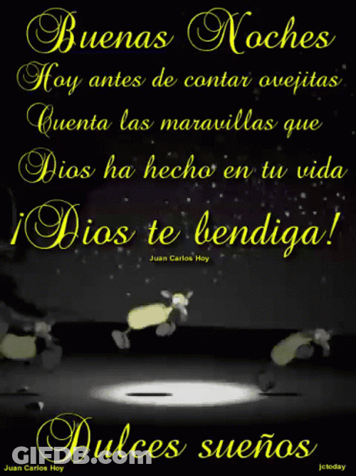 Buenas Noches Dulces Sueños GIF