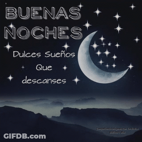 Buenas Noches Dulces Sueños GIF