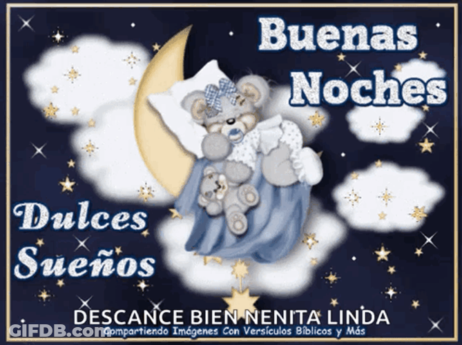 Buenas Noches Dulces Sueños GIF