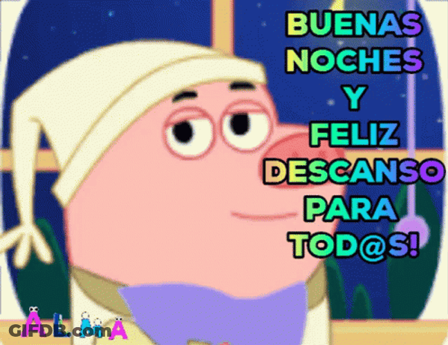 Buenas Noches Feliz Descanso GIF