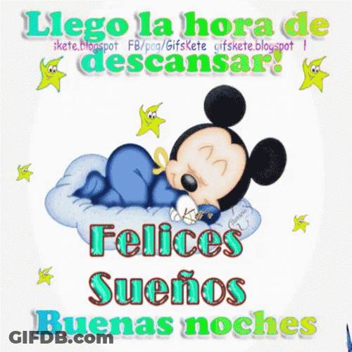 Buenas Noches Feliz Descanso GIF