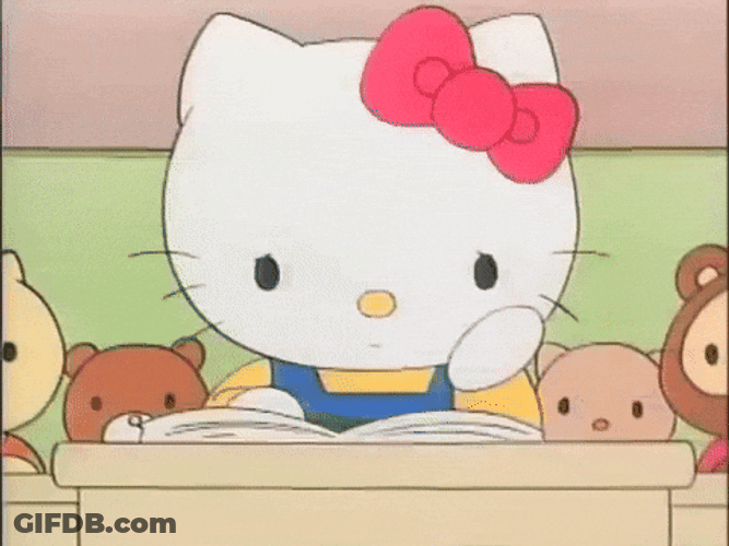 Buenas Noches Hello Kitty GIF