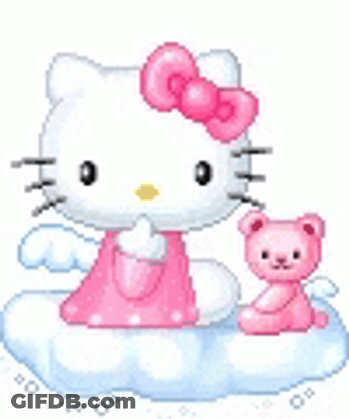 Buenas Noches Hello Kitty GIF