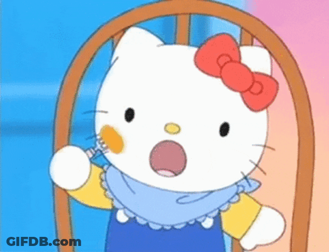 Buenas Noches Hello Kitty GIF