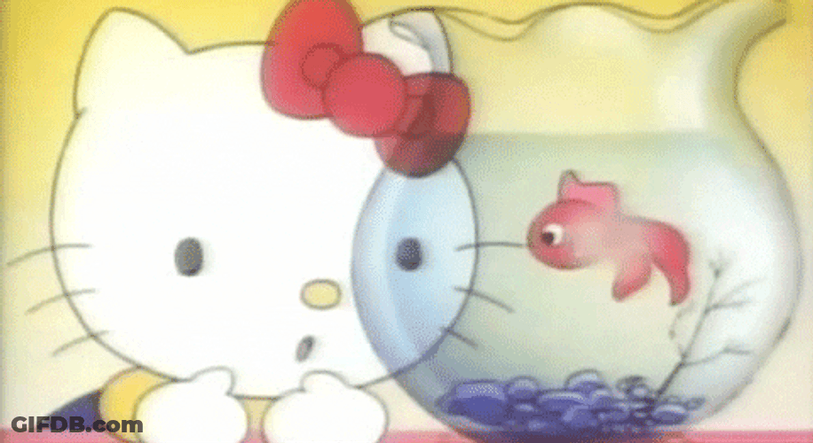 Buenas Noches Hello Kitty GIF