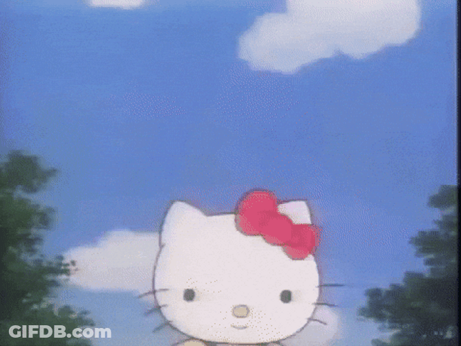 Buenas Noches Hello Kitty GIF