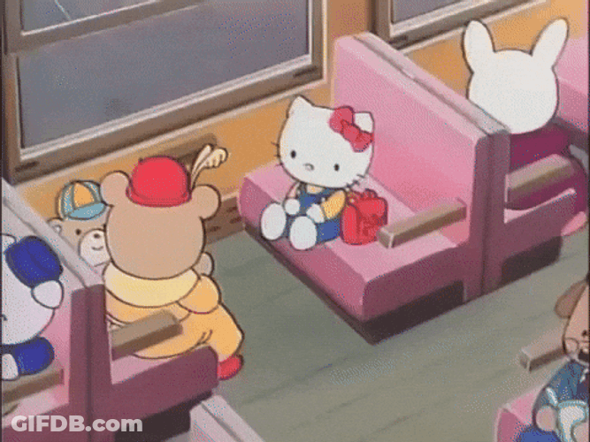 Buenas Noches Hello Kitty GIF