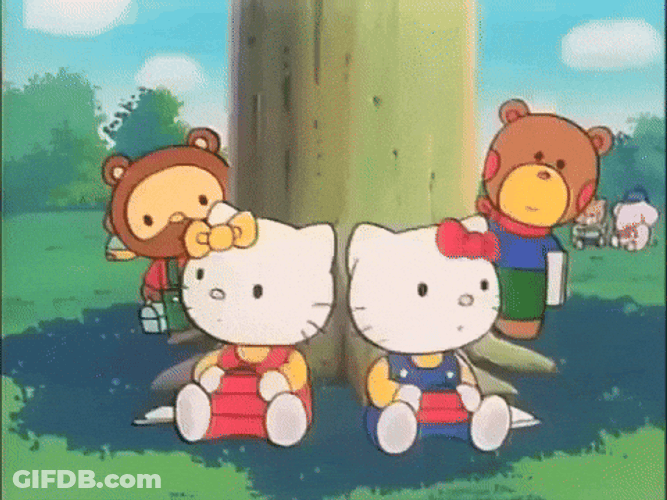 Buenas Noches Hello Kitty GIF