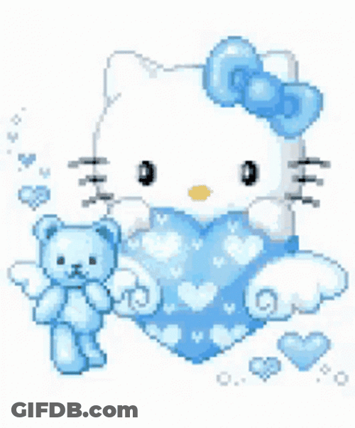 Buenas Noches Hello Kitty GIF