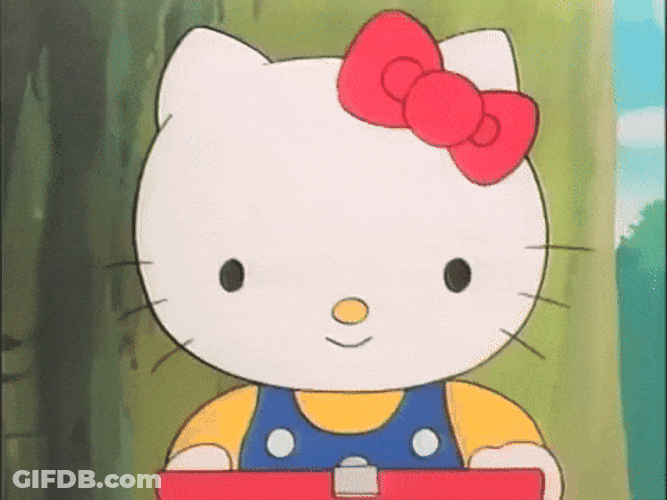 Buenas Noches Hello Kitty GIF