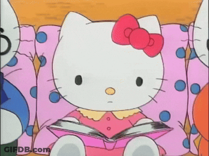 Buenas Noches Hello Kitty GIF