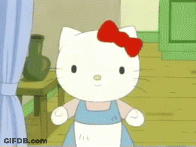 Buenas Noches Hello Kitty GIF