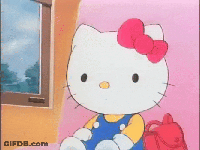 Buenas Noches Hello Kitty GIF