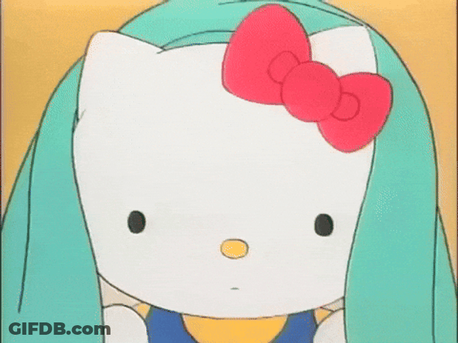 Buenas Noches Hello Kitty GIF