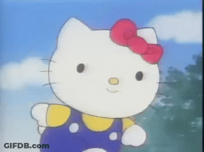 Buenas Noches Hello Kitty GIF