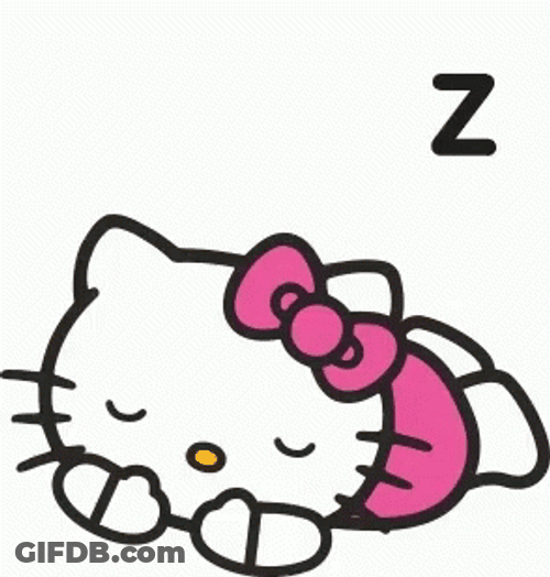 Buenas Noches Hello Kitty GIF