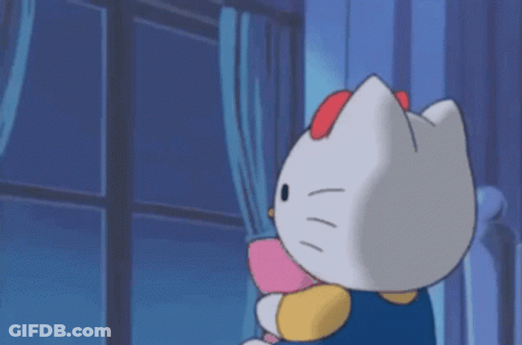 Buenas Noches Hello Kitty GIF