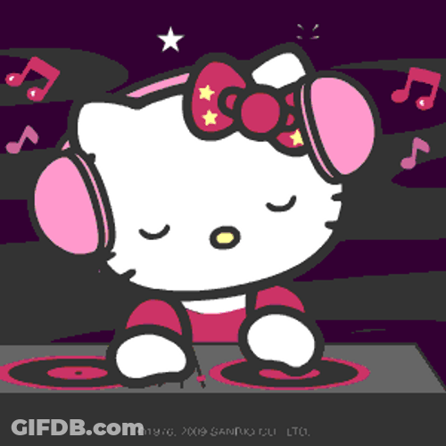 Buenas Noches Hello Kitty GIF