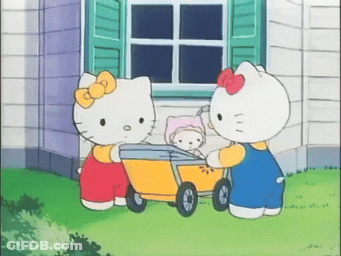 Buenas Noches Hello Kitty GIF