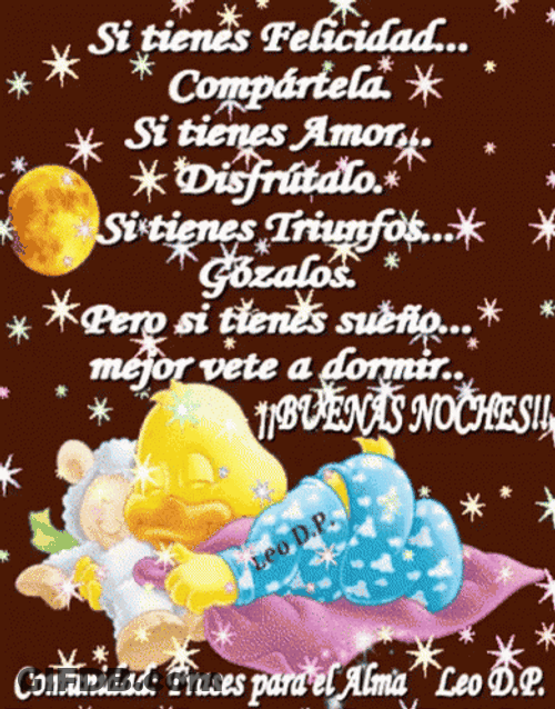 Buenas Noches Lunes GIF