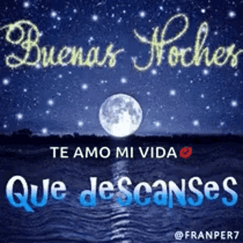 Buenas Noches Mi Amor Te Amo Mi Vida GIF