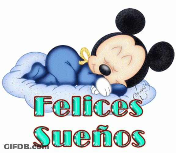 Buenas Noches Mickey GIF