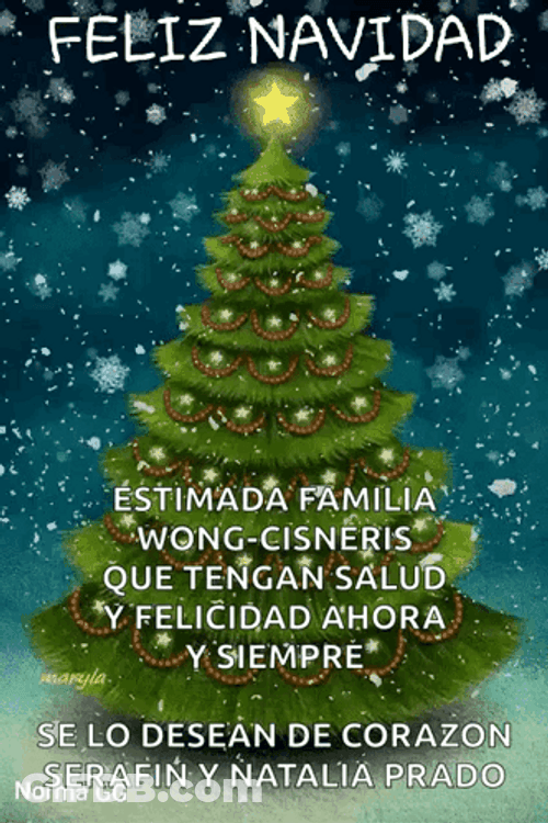 Buenas Noches Navideñas GIF
