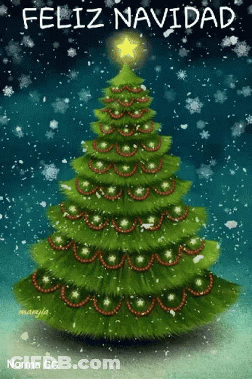 Buenas Noches Navideñas GIF