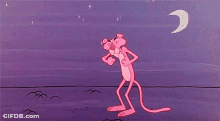 Buenas Noches Pantera Rosa GIF