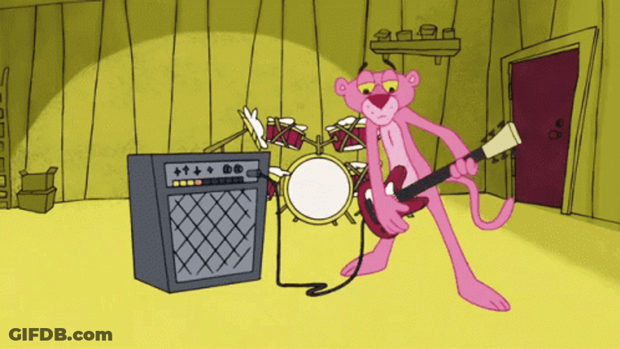 Buenas Noches Pantera Rosa GIF