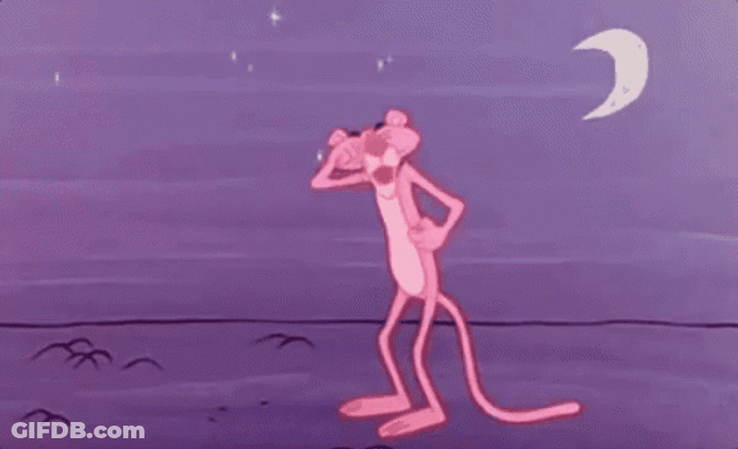 Buenas Noches Pantera Rosa GIF