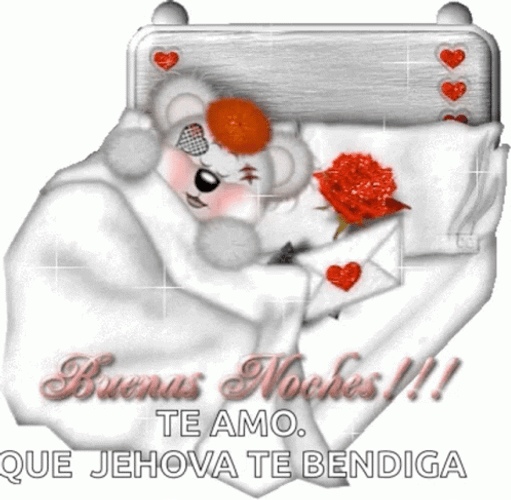Buenas Noches Sleeping Bear GIF