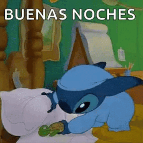 Buenas Noches Stitch GIF