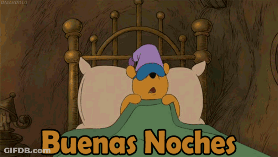 Buenas Noches Winnie The Pooh Linda Noche GIF