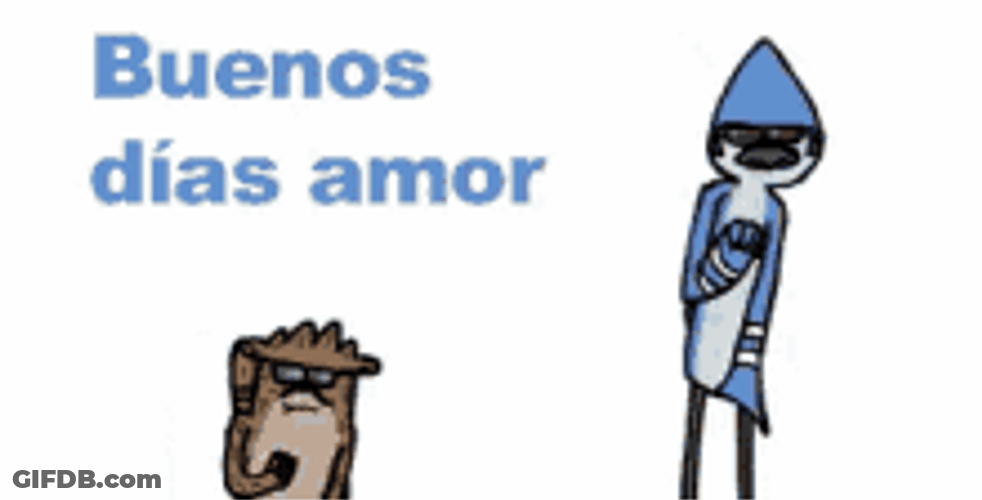 Buenos Dias Amor Mordecai And RigbyCool Moves GIF