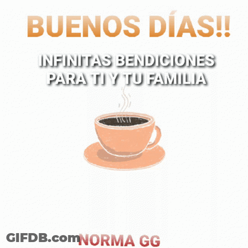 Buenos Dias Bendecido Dia GIF