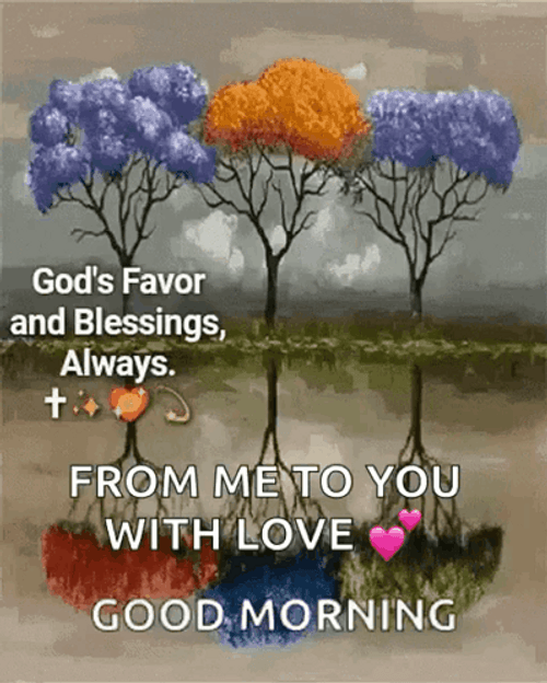 Buenos Dias Bendiciones Lake Reflection GIF