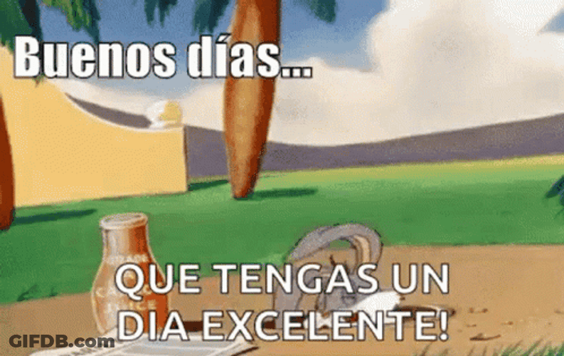 Buenos Dias Bugs Bunny GIF