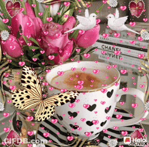 Buenos Dias Con Mariposas GIF