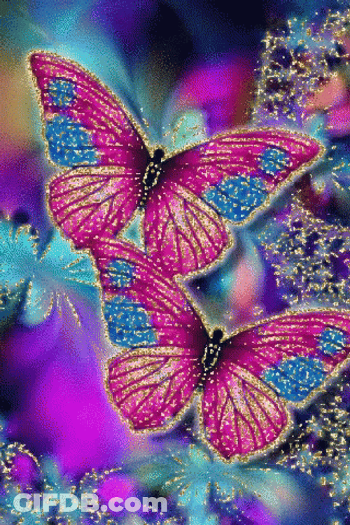 Buenos Dias Con Mariposas GIF