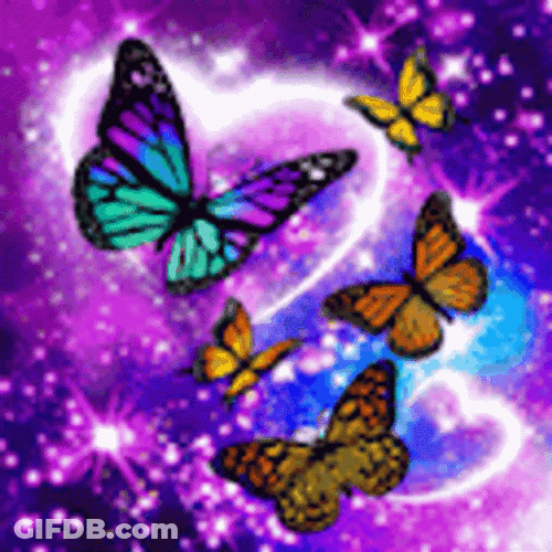 Buenos Dias Con Mariposas GIF