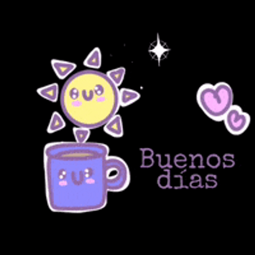Buenos Dias Cute Sticker GIF