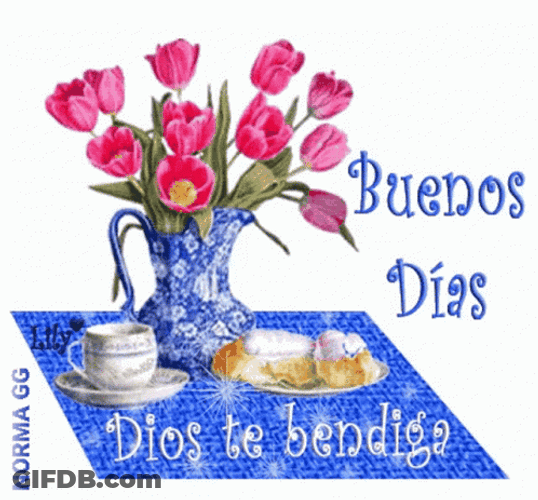 Buenos Dias Dios Te Bendiga GIF