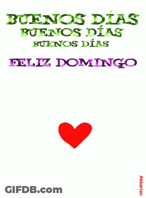 Buenos Dias Domingo GIF