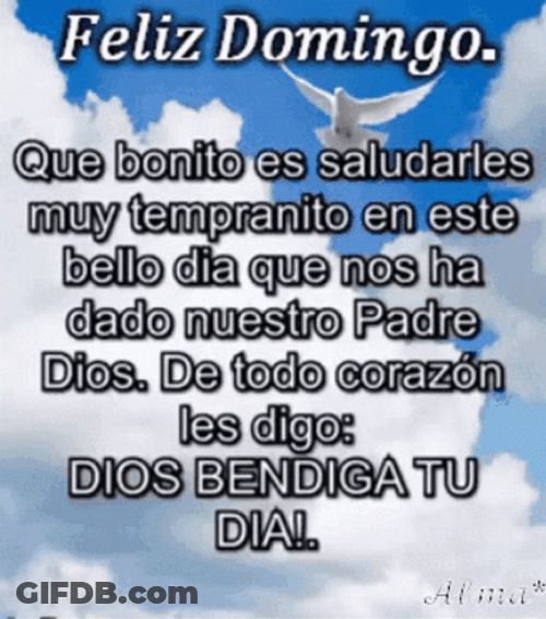Buenos Dias Domingo GIF