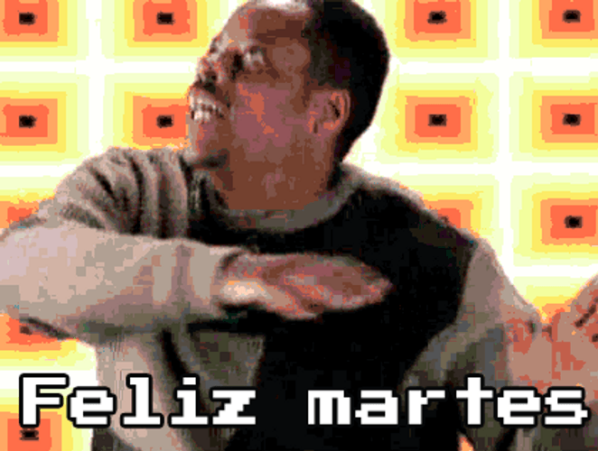 Buenos Dias Feliz Martes Excited Guy Dancing GIF